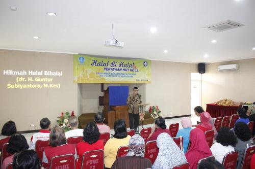 Ceramah Halal bi Halal oleh dr.H. Guntur S, M.Kes